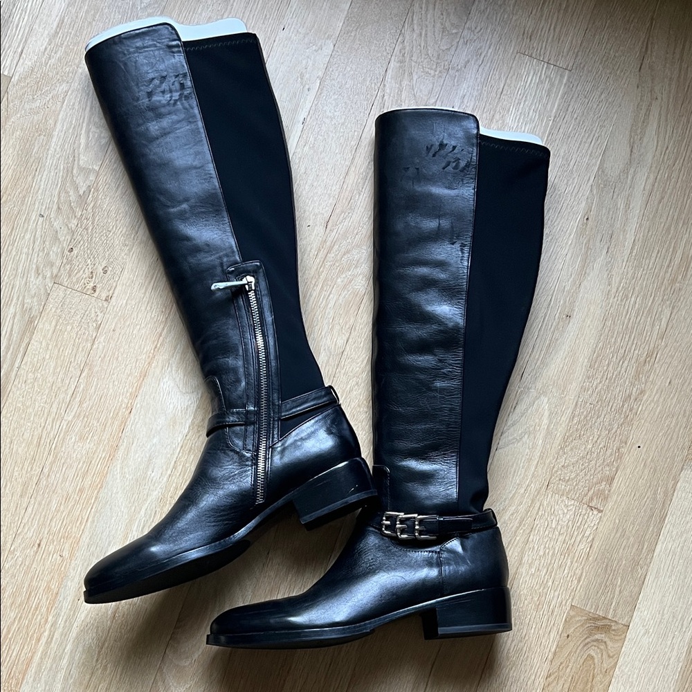 Brand New Donald J. Pliner Black Over the Knee Boots Size 8.5